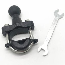 Support de rail de guidon de moto 2 2 en U de largeur 35.5mm base de montage avec boule de 1 pouce
