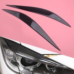 Garnitures de couvercle de sourcil de lumière de sauna fibre de carbone convient pour BMW Série 4