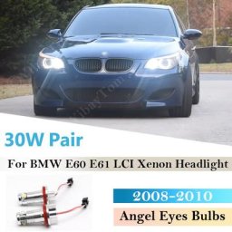 Marqueur LED pour BMW Série 5 ampoule Angel Eyes lumière de sauna accessoires de voiture 30W