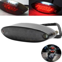 Enquêter arrière de frein à LED pour moto signal de feu stop feu arrière pour Harley BMW Honda
