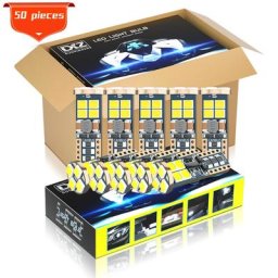 DXZ-Ampoules LED Canbus W5W T10 12-SMD 12V 24V 6500K Blanc 194 168 Nikde voiture Carte