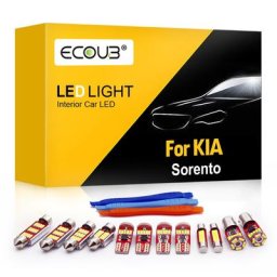 Kit d'ampoules d'intérieur LED pour Kia Sorento BL XM UM MQ4 2002 – 2022 dôme de carte éclairage