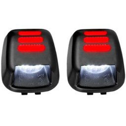 Feux de plaque d'immatriculation LED feu arrière étanche pour Nissan Navara D40 Frontier Titan 2007