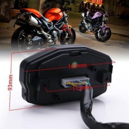 Compteur de vitesse numérique LCD 4 cylindres rétro-éclairage odomètre pour moto 2022 nouveau