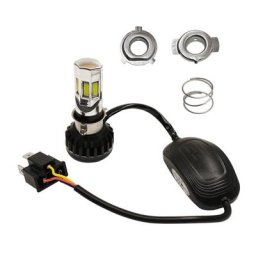 Kit d'éclairage LED pour moto et vélo lampe de sauna haute puissance 6000K H4 H6M 6-COB