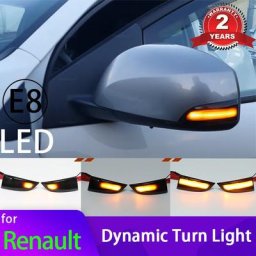 Feu clignotant dynamique à LED pour Renault Scenic Megane Laguna Fluence Latitude saab MK3 Samsung