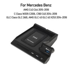 Chargeur de voiture USB pour Mercedes-Benz W205 C43 C63 AMG GLC 43 GLC63 X253 C-Class GLC téléphone