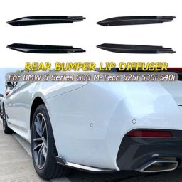 Lame de pare-choc arrière pour BMW série 5 G30 m-tech lame de protection anti-rayures noir 525i