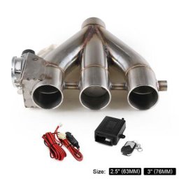 Tuyau en Y en acier inoxydable avec télécommande kit de tuyau de descente triple assujetà découpe