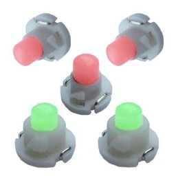 Ampoules à enrouler pour tableau de bord T3 T4.2 T4.7 COB 1SMD 12V indicateur lumineux intérieur