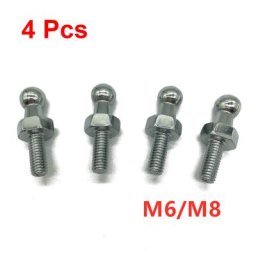 4 pièces 10mm M8/M6 capot de démarrage universel support de gaz connecteur de raccord