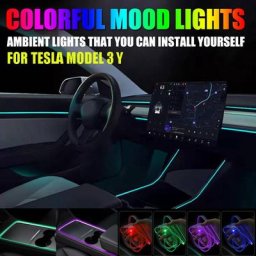 Lampes d'intérieur au néon pour console centrale Prada éclairage d'ambiance bande RVB fibre
