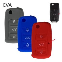 Juste de clé de voiture en silicone VW Volkswagen Passat B5 Polo T4 Golf 4 Seat Valentine 1