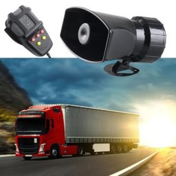 Alarme sonore pour voiture haut-parleur 12V 5/7 sons alarme de camion sirène klaxon 120db