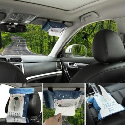 Boîte de rangement suspendue pour mouchoirs pour Honda Civic Fit Crv dio 2018 Mitsubishi Lancer 10