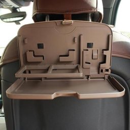 Organisateur de siège arrière de voiture pliable plateau à manger support de tablette support de