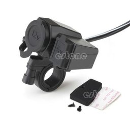Allume-cigare étanche USB 12V Kit de prise de sortie pour moto