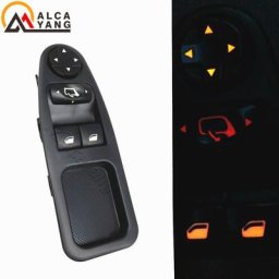 6554.ZJ-Bouton de commande de vitre électrique pour Fiat Scudo Jumpy Cristaux KIT Rods Master