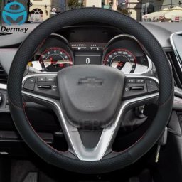 DERMAY – housse de volant de voiture en cuir antidérapante accessoire pour Chevrolet Monza Cruze