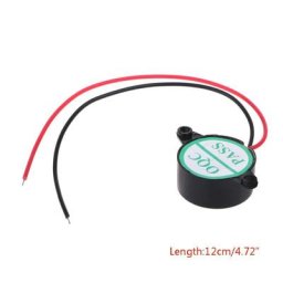 Klaxon d'alarme piézoélectrique actif 3-24V klaxon d'avertissement de sécurité pour voiture sirène