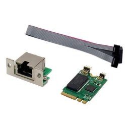 Mini carte réseau PCIE M.2 A + E vers Gigabit Ethernet RJ45 Port unique
