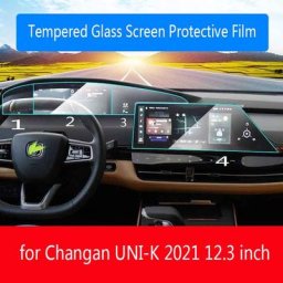 Changan – Film de protection pour écran en verre trempé UNI-K 2021 12.3 pouces pour voiture