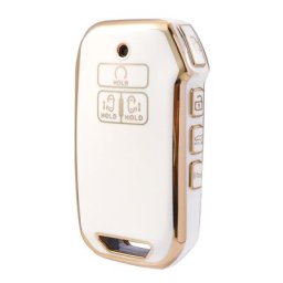 Porte-clés de voiture en TPU galvanisé 7 boutons pour Kia K5 K3 K4 Sportage carnaval Sedona