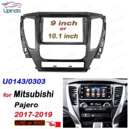 Kit de tableau de bord avec cadre d'avion en plastique GPS Mp5 installation d'autoradio 9 pouces