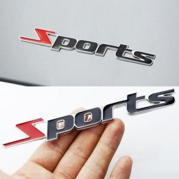 Logo 3D universel en métal pour voiture emblème de Sport décoration de camion Badge autocollant