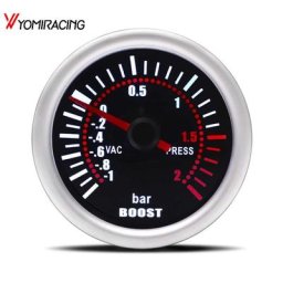 Turbo Boost Vacuum -1 ~ 2 Bar Gauge Digital Universal Car souhaits Pressure Gauge Pointer Meter