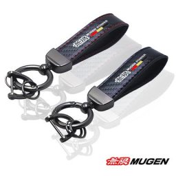 Porte-clés de voiture en fibre de carbone pour Honda mugen power Accord Civic vezel Crv City Jazz