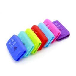 Juste de clé de voiture en silicone coque de clé à distance automatique support de peau pour Volvo