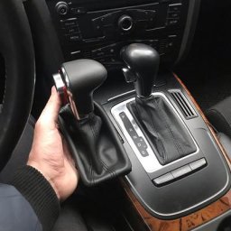 Pommeau de Levier de Vitesse existent en Cuir Chromé pour AUDI horizon A7 A3 A4 A5 horizon c6 Q7 Q5