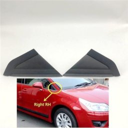 Pour Citroen C4 1.6D 2004-2010 couvercle de rétroviseur avant gauche et droit garniture de fenêtre