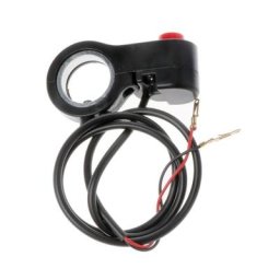 Interrupteur de klaxon pour guidon de moto 22mm 7/8 pouces bouton de connexion pour haut-parleur