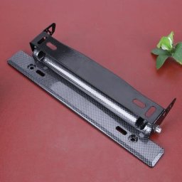 Support universel de plaque d'immatriculation en Fiber de carbone réglable support de cadre de