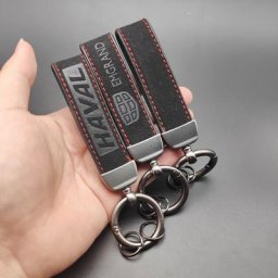 Porte-clés en cuir suédé avec Logo de voiture avec boucle métallique pour citroën C4 Picasso C4L