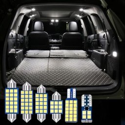 Ampoules LED pour Jeep Patriot 2009 – 2012 2013 2014 2015 4 pièces sans erreur intérieur lampe