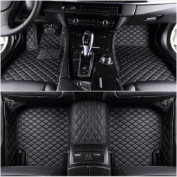 Tapis de sol de voiture personnalisé pour Mitsubishi Outlander tapis détails intérieurs