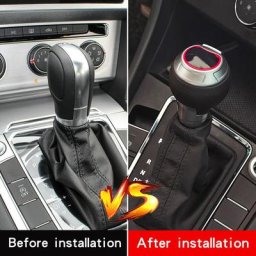 Pommeau de levier de vitesse en métal à LED pour Volkswagen VW Polo Touran Tiguan Uy2 Passat