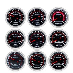 Dyiciacing-Jauge d'amplification 2 ""52mm bar psi accessible température du gaz température de