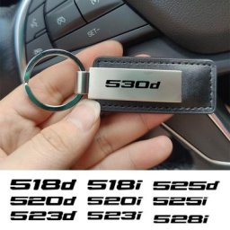 Porte-clés de voiture en cuir et métal pour BMW chaîne continent E12 E28S E28 E60 E61 E70