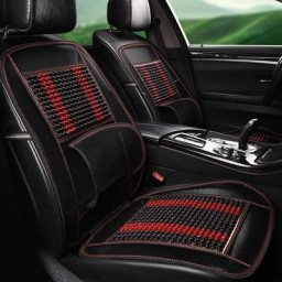 Meilleures ventes!! Tapis de coussin en maille de refroidissement perles de bois de Massage
