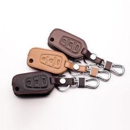Housse en cuir pour clé de télécommande pour pièces automobiles LiFan X60 housse de clavier