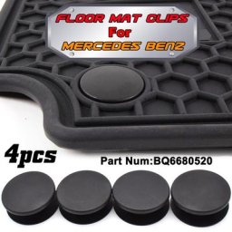 Clips polymères de sol de voiture pour Mercedes Benz retenue de tapis supports de poignées pinces