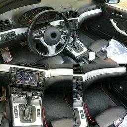 Autocollant 3D Brcorporelle en Fibre de Carbone pour BMW Série 3 E46 1998-2005