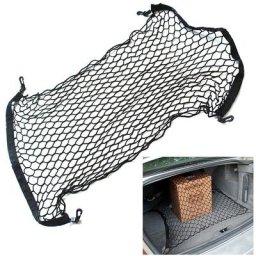 Organisateur de bagages de coffre de voiture filet à mailles élastiques en nylon accessoires de