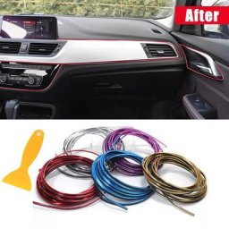 Bande d'Insertion de Décoration Intérieure de Voiture Accessoire de Garniture Décorative Flexible