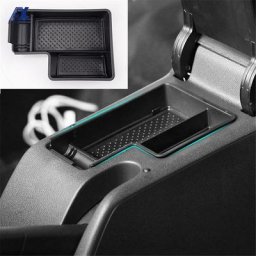 Accoudoir et boîte de rangement pour console centrale support de téléphone pour Volkswagen VW Golf