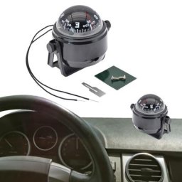 Boussole de navigation avec lumière LED électronique boussole pivotante pour bateau marin boussole